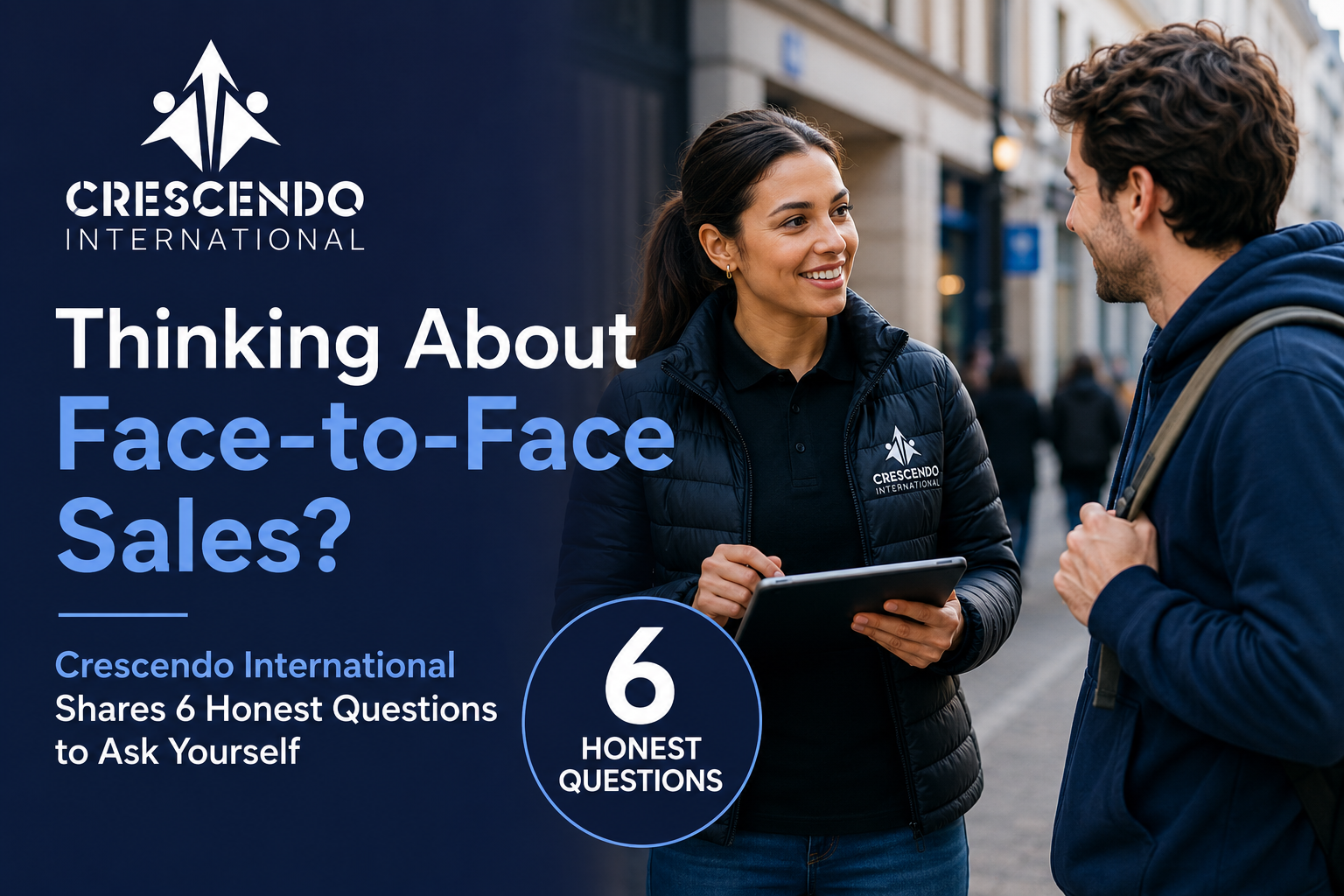 Thinking About Face-to-Face Sales? Crescendo International Shares 6 Honest Questions to Ask Yourself